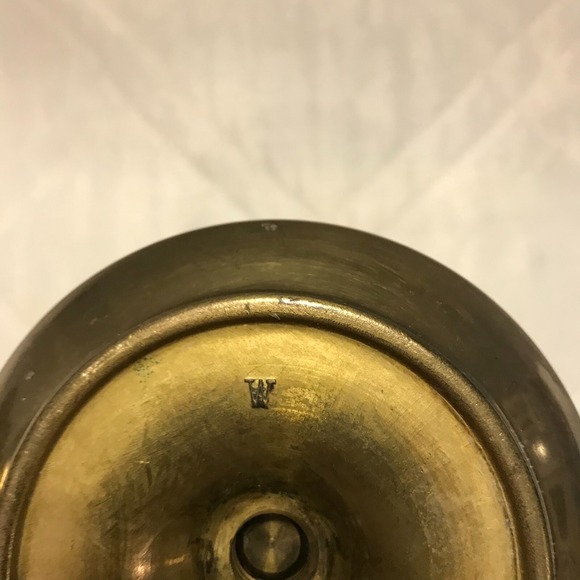 Vintage pair of brass candlestick holders‎ - Picture 5 of 5